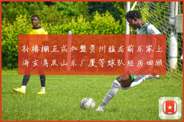 孙椿棚正式加盟贵州猛龙前东家上海玄鸟及山东广厦等球队经历回顾